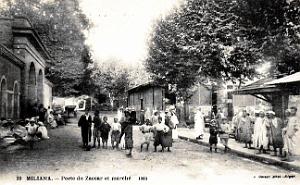 Miliana - Porte du Zaccar et Marche - 1918